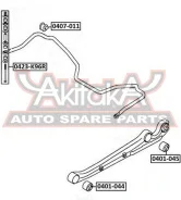 ������ ������� ������������� D23 Mitsubishi Mitsubishi Pajero/Montero Sport Challenger K94W/K99W 1996-2006 ASVA 0407-011 0407011 ����