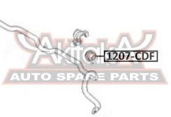 ������ ������� ������������� D23.8 KIA KIA CEED 2006- ASVA 1207-CDF 1207CDF ����