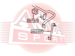 ������ ��������� ������������� Renault Duster ASVA 0207-043 0207043 ����