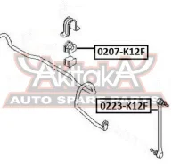 ������ ��������� ������������� D18.5 Nissan Nissan Micra March K12 2002- ASVA 0207-K12F 0207K12F ����