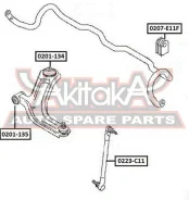 ������ ��������� ������������� D22 Nissan Nissan Micra March K12 2002- ASVA 0207-E11F 0207E11F ����