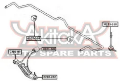 ������ ��������� ������������� D24 Nissan Nissan Primera P11 1996-2001 ASVA 0207-016 0207016 ����