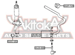 ������ ��������� ������������� D25 Toyota Toyota LAND Cruiser Prado 90 1996-2002 ASVA 0107-729 0107729 ����