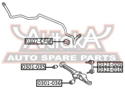 ������ ��������� ������������� D26.5 Honda Honda Accord CF3/CF4/CF5/CL1/CL3 1998-2002 ASVA 0307-CF4F 0307CF4F ����
