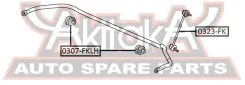 ������ ��������� ������������� ����� D22 Honda Honda Civic FK 2006- ASVA 0307-FKLH 0307FKLH ����