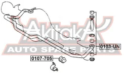 ������ ��������� Toyota 4Runner KZN185 1995-2002 ASVA 0103-UN 0103UN ����