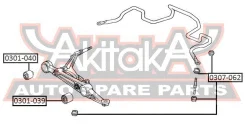 ������ ������ ������������� Honda Honda Integra DC1/DC2/DB6/DB7/DB8/DB9 1993-2000 ASVA 0307-062 0307062 ����