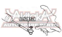 ���������� ������� Toyota Townace/Liteace NOAH CR5# ASVA 0121-185 0121185 ����
