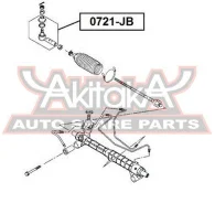 ���������� ������� Suzuki Grand Vitara JB416 2005- ASVA 0721-JB 0721JB ����