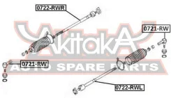 ���������� ������� Suzuki SX4 2006- ASVA 0721-RW 0721RW ����