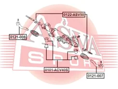 ���������� ������� Toyota Camry ASVA 0121-008 0121008 ����