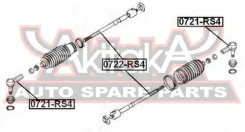 ���������� ������� Suzuki Swift 2003-OPEL Agila B 2007- ASVA 0721-RS4 0721RS4 ����