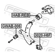 ����������� ������ Great WALL F7 MKQ 2018-2024 �����. �����. Febest GWAB006 GWAB006 ����