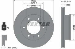 ���� ��������� ����� 92223000 Textar 92223000 ����
