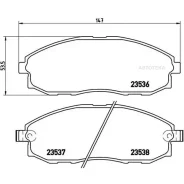 ������� �������� �. Hyundai H-1Starex 2.42.5Dtdcrd Brembo P30010 Brembo P30010 P30010 ����