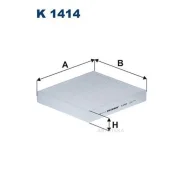 ������ �������� Mercedes X-Klasse Filtron K1414 Filtron K1414 K1414 ����