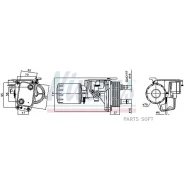 �������� �������� Peugeot 3008 (2009) 2.0 Bluehdi/HDI Nissens 91337 - 91337 ����