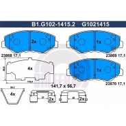 ������� ����. ���. Honda CR-V II 2.0-2.2 01-06 B1G10214152 ����