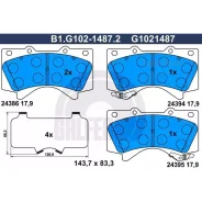 ������� ����. ���. Toyota Land Cruiser 4.5 07- B1G10214872 ����