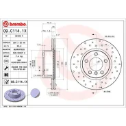 ���� ��������� �������� ������������� (�������� 2��) Brembo 09C1141X Brembo 09C1141X 09C1141X ����