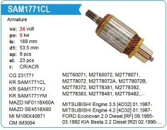 ����� ��������(�����) Nissan TD42, Mazda HA Krauf SAM1771 ����