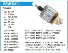 ����� ��������(�����) Mitsubishi Space Wagon II 4G63 AT, Hyundai Sonata Krauf SAM6334CL ����