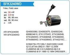������ �������� (�������) Komatsu ��128U1 [S4D102E], 24V Krauf SFK3240WD ����