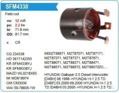 ������ �������� (�������) Mitsubishi Pajero 2.5 TD [4D56T] Krauf SFM4338 ����
