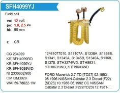 ������ �������� (�������) Nissan Terrano 2.7, 12V Krauf SFH4099 ����