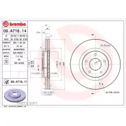 ���� ��������� �������� Brembo 09. A716.11 Brembo 09A71611 09A71611 ����