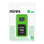 ����� ������ MIREX microSDHC 8GB (class 10) � ��������� ����
