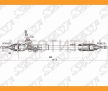 ����� ������� Hyundai IX35/Tucson 10-13 LHD SAT ST565002S001 ST565002S001 ����