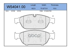 ������� ��������� �������� | ����� | AUDI A6 (4G2, 4GC, C7) 2.0 TFSI 05.2011 - AUDI A6 (4G2, 4GC, C7) 1.8 TFSI 09.2014 - Jeenice ���. WS404100 WS40410...