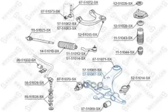 ����� �������� | ���� | Hyundai Sonata EF 00-01 Stellox ���. 5751067SX 5751067SX ����