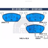 ������� ����. ���. Galfer B1G12014532 AUDI A3 12-/SEAT Leon 12-/Skoda Octavia 12-/VW Golf VII 12- B1G12014532 ����