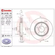 ���� ��������� FIAT/Dodge Journey/Freemont 08- �����. (���. 2 ��. ) Brembo 09N12511 Brembo 09N12511 09N12511 ����