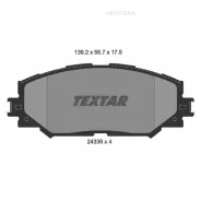 ������� ��������� �������� Textar 2433601 TOY A: Auris/RAV 4 III, 1.4/1.6/2.0/2.0 4WD/2.2 D/2.2 D 4WD, 06-20 Textar 2433601 2433601 ����