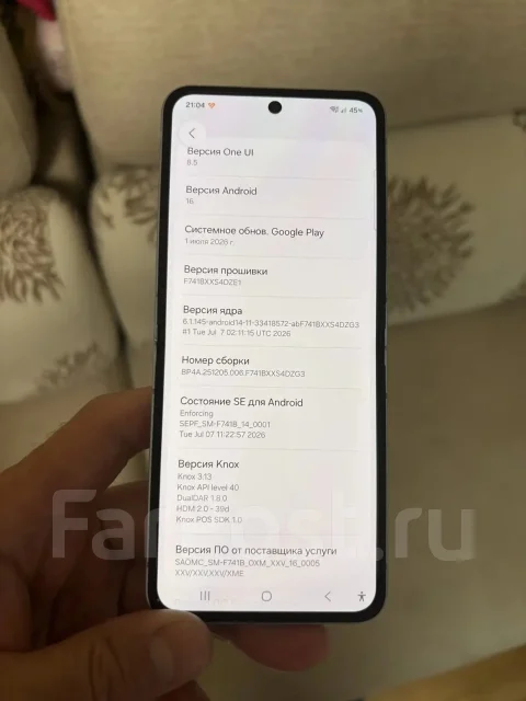 Samsung Galaxy Z Flip6. �/�, 512 ��, ���������, 3G, 4G LTE, 5G, Dual-SIM, NFC, eSIM, ������������ ������� ����