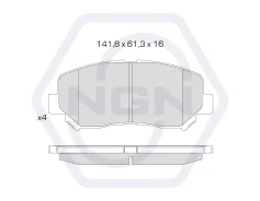 ������� ��������� �������� ������������ (�������) Mazda CX-5 2.0-2.2D 11 NGN 3502007, �������� 3502007 ����