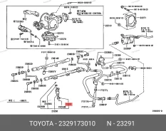 ������ �������������� ��������� 23291-22020 Toyota 2329173010 2329173010 ����