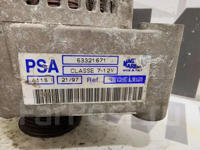 ��������� 115A Peugeot 307 KFX 9631324980 ����