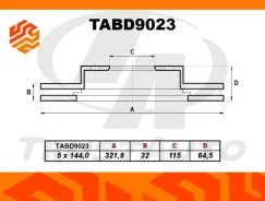 ���� ��������� Trustauto TABD9023 ��������, �����/������ TABD9023 ����