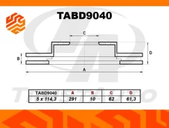 ���� ��������� Trustauto TABD9040 ������, �����/������ TABD9040 ����