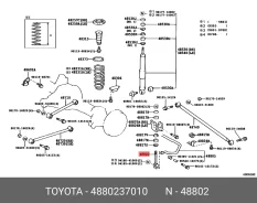 ������ ������������� ������� Toyota 4880237010 4880237010 ����