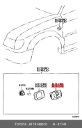 ������ ��������� �������� ����� Toyota 8174148010 8174148010 ����
