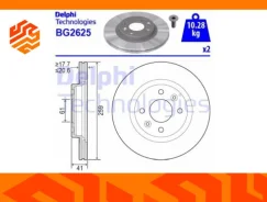 ���� ��������� Delphi BG2625 ��������, �����/������ BG2625 ����