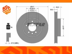 ���� ��������� Textar 92134505 ��������, �����/������ 92134505 ����