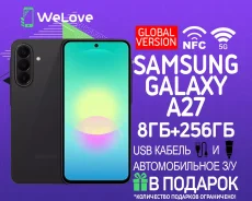 Samsung Galaxy A27 5G. �����, 256 ��, ������, 3G, 4G LTE, 5G, Dual-SIM, NFC ����