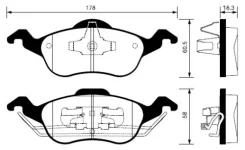 ������� ��������� ��������, �������� Sangsin Brake SP1259 SP1259 ����