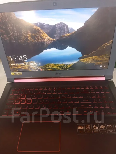Acer Nitro 5 AN515-52. 15.6", 2,3����, ��� 12 ��, ���� 1 150���, WiFi: 1, Bluetooth: 1, ����������� �� 3��. ����
